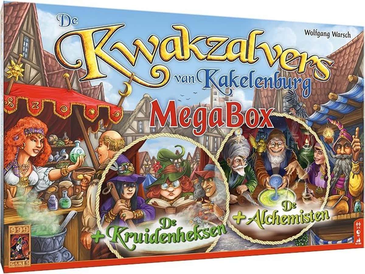 999 Games - De Kwakzalvers van Kakelenburg Megabox bordspel