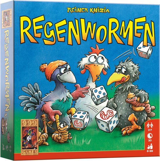 999 Games - Regenwormen dobbelspel