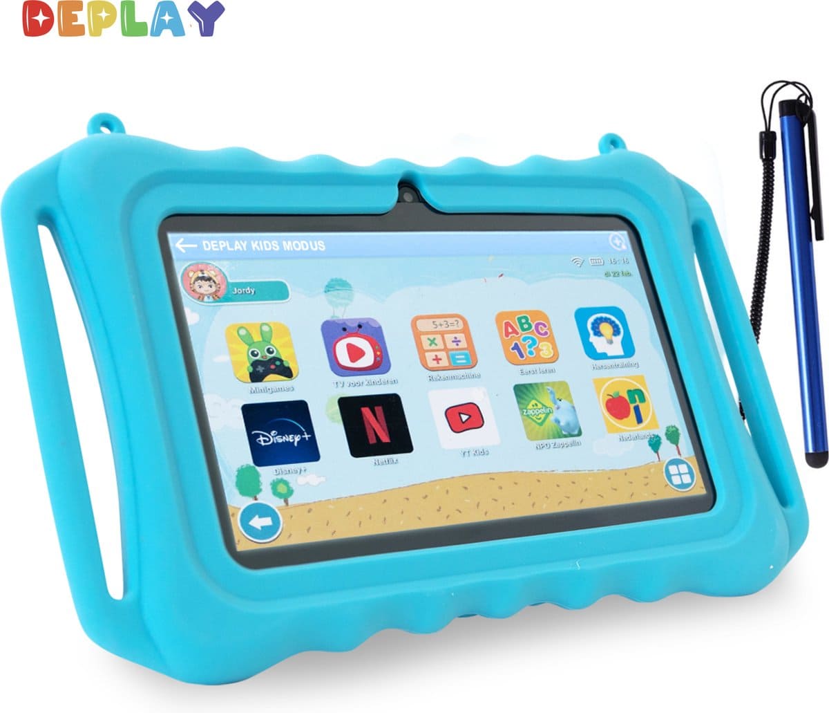 Deplay kindertablet blauw