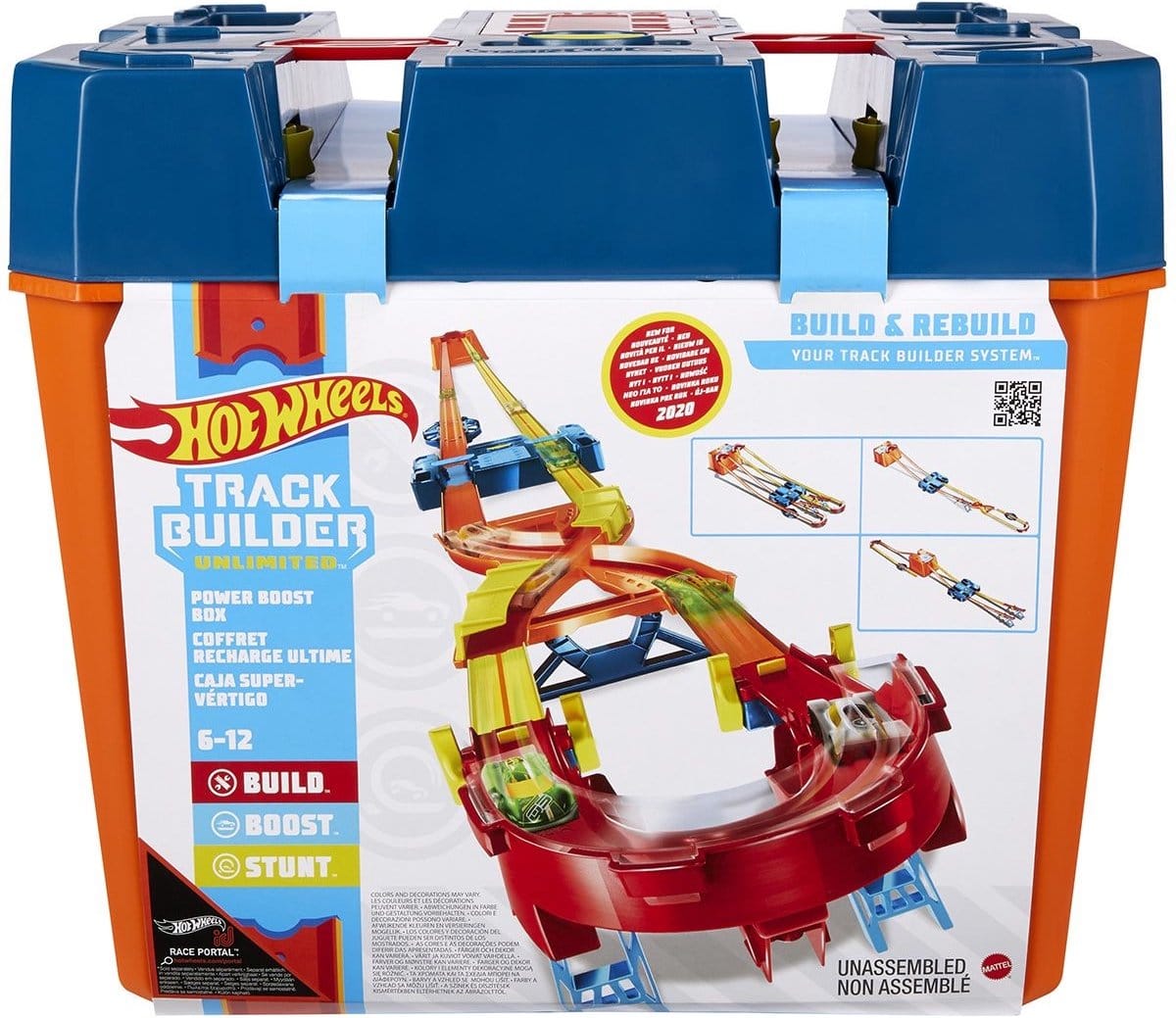 Hot Wheels Track Builder Power Boost Box racebaan