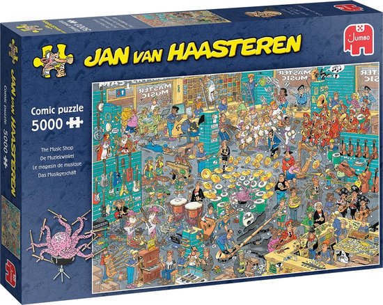 Jan van Haasteren De Muziekwinkel legpuzzel