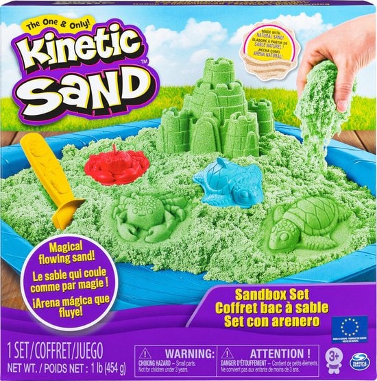 Kinetic Sand zandbakspeelset groen