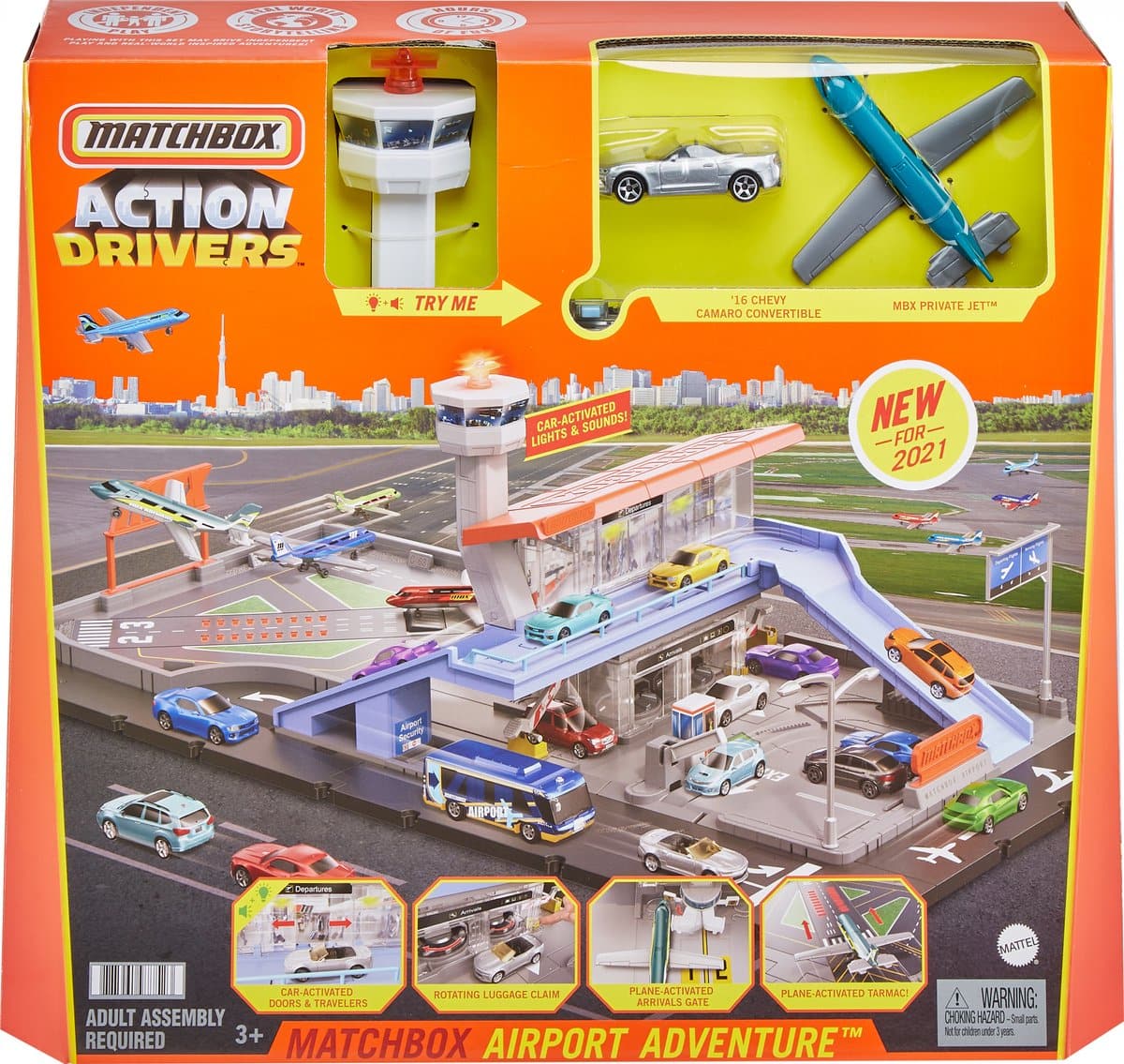 Matchbox Action Drivers vliegveld speelset