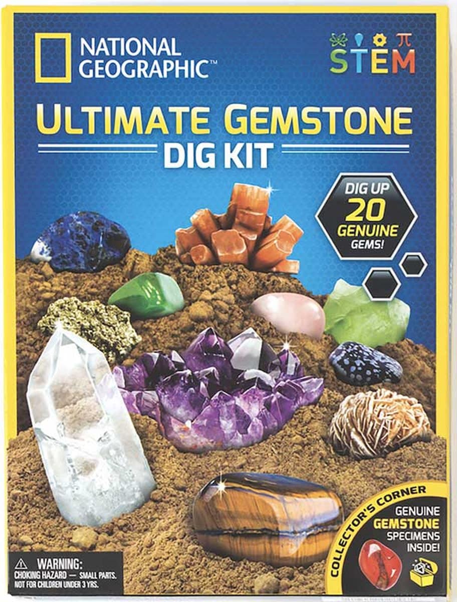 National Geographic - Ultimate Gemstone Dig Kit - Experimenteerset