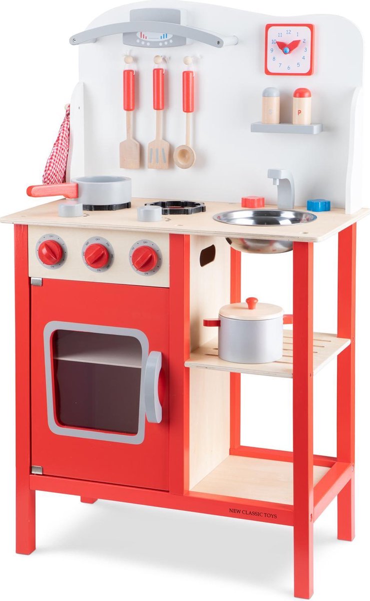 New Classic Toys houten speelgoedkeuken