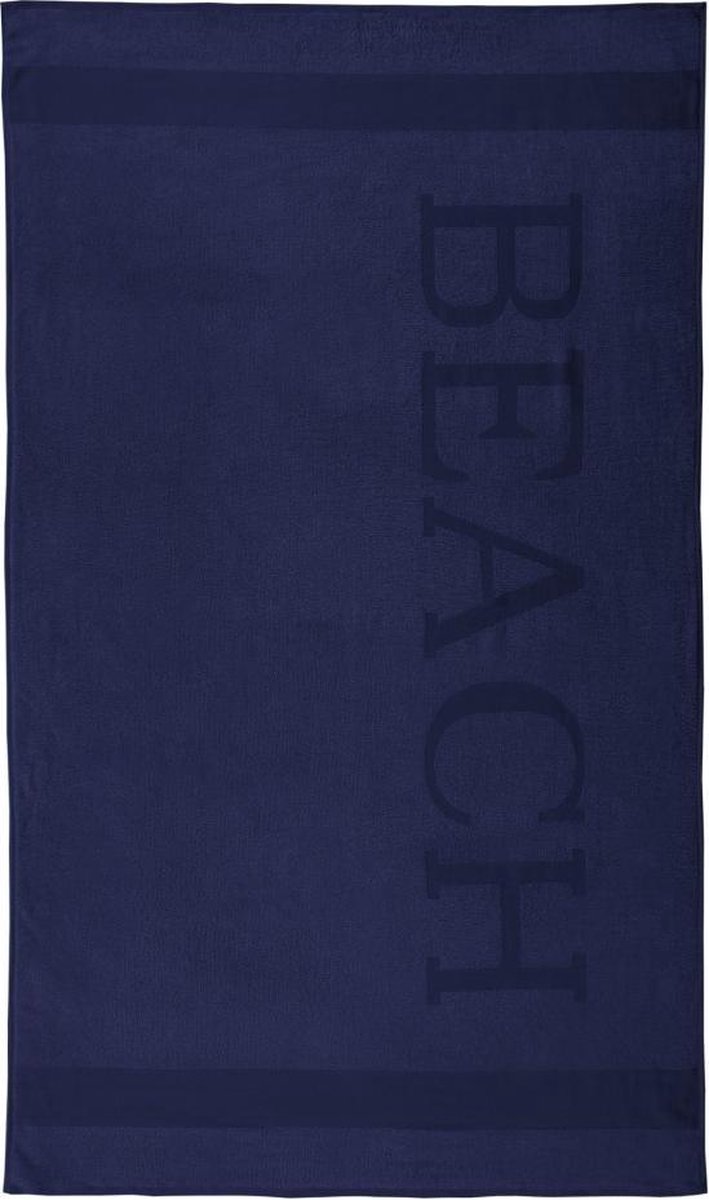 Lucca Beach Strandlaken - 100x200 - Navy