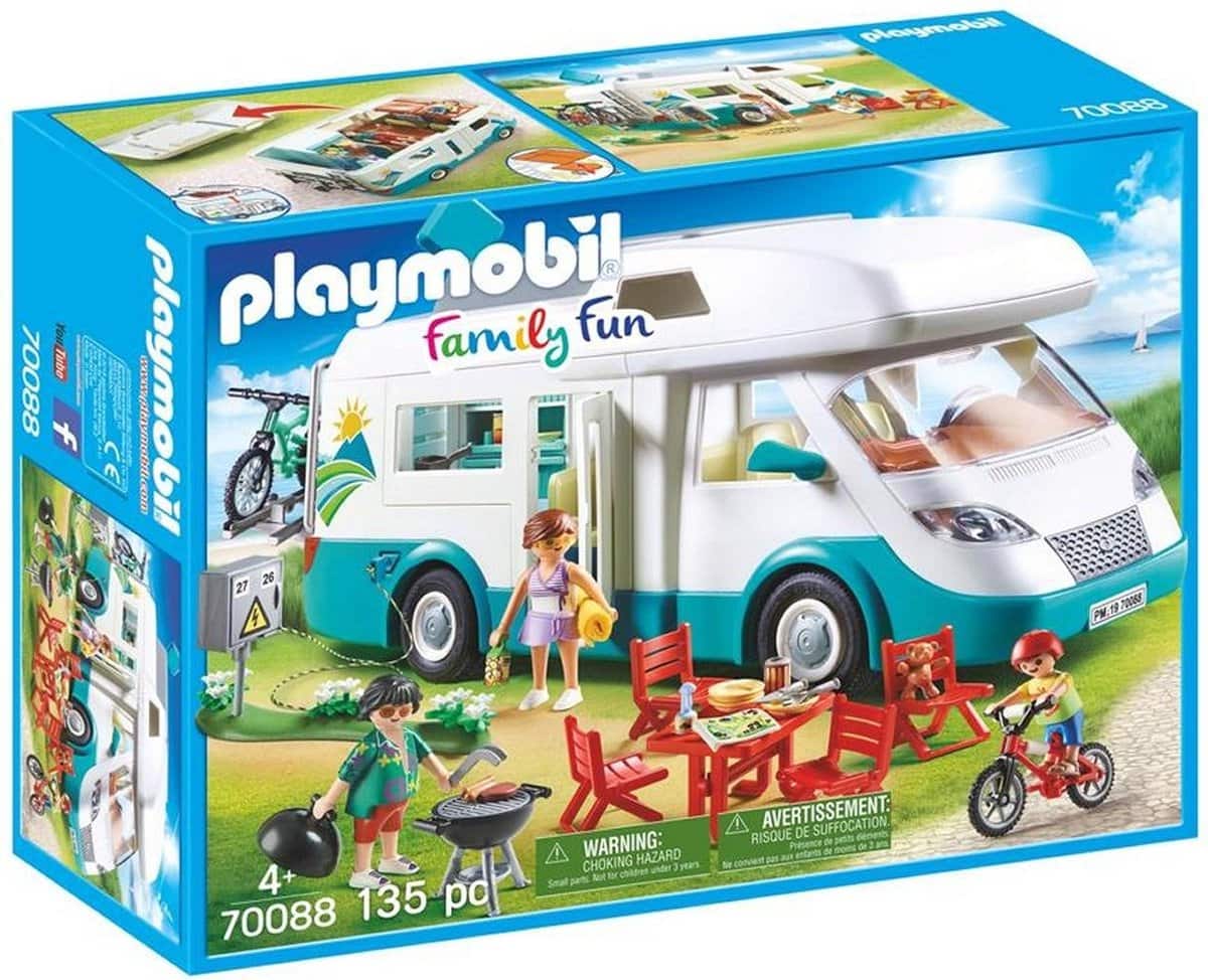 Playmobil Family Fun Mobilhome met familie - 70088