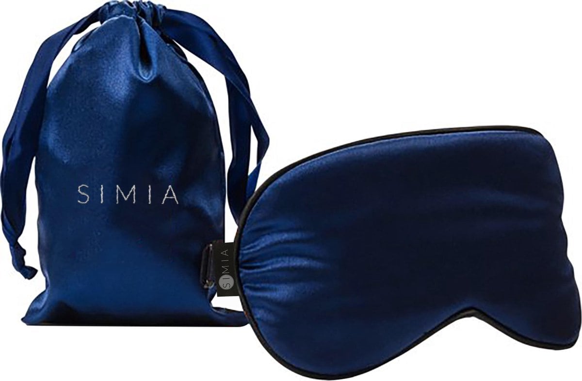 Simia slaapmasker blauw