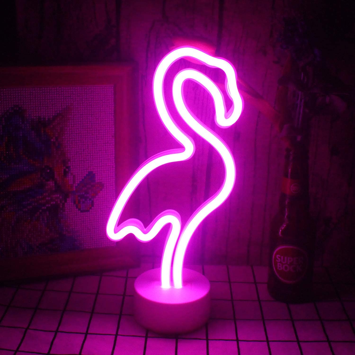 Wanxing flamingo neon lamp