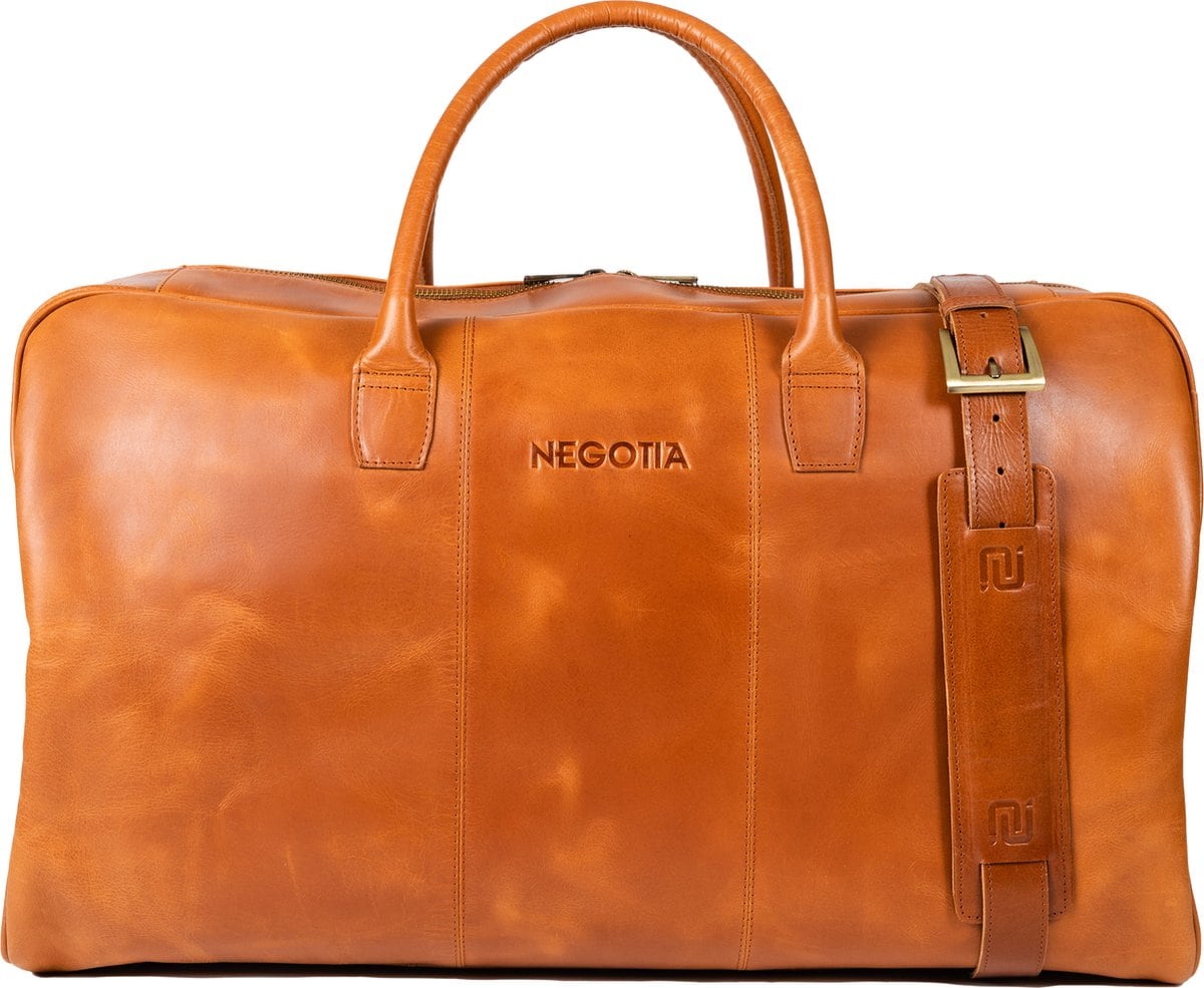 Negotia Leather leren weekendtas