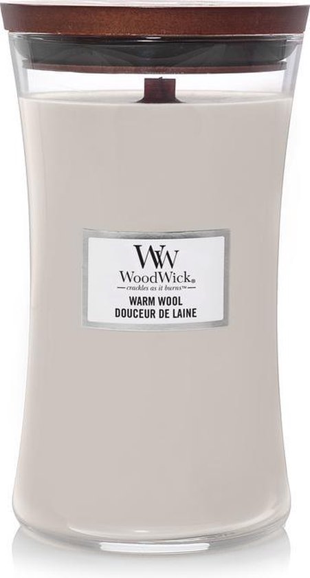 WoodWick Warm Wool geurkaars