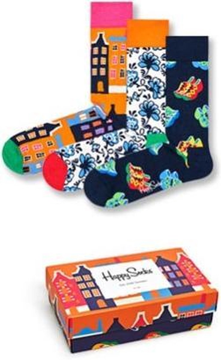 Happy Socks Dutch edition Giftbox Sokken Maat 41 46