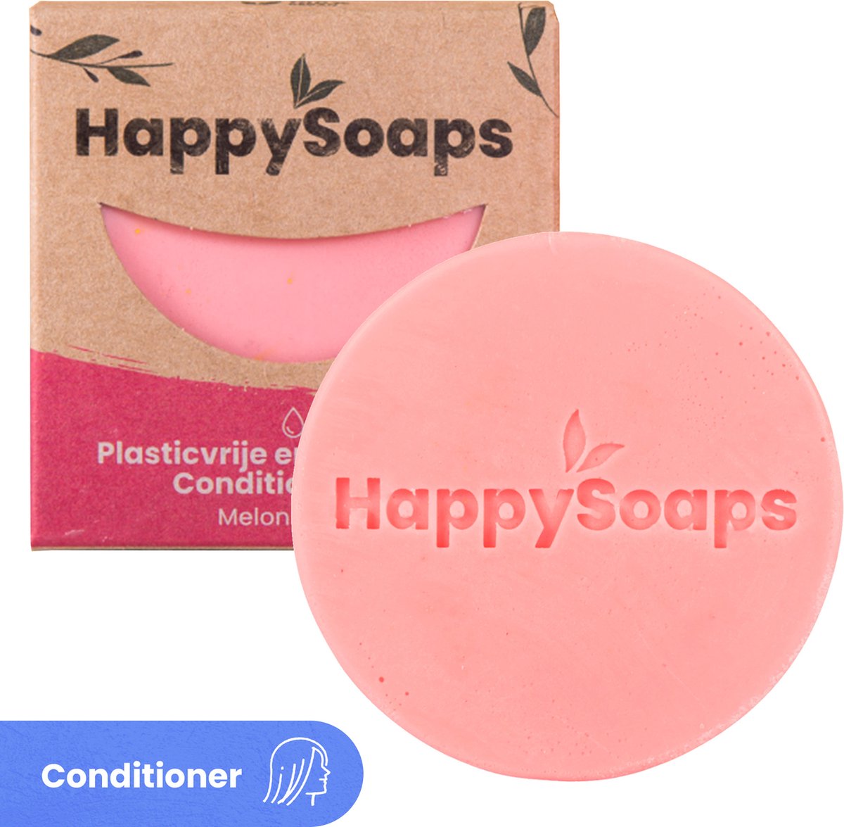 HappySoaps Conditioner Bar You're One in a Melon